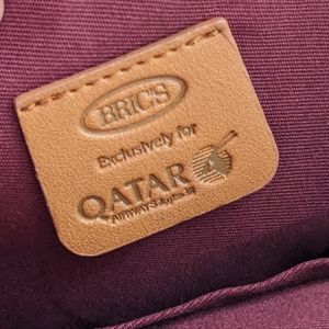 Sac Qatar Airlines Brics - Coque Rigide Cosmétique - Modèle Chameau - Occasion